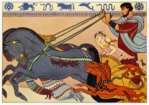 Plútó, Proserpine és Cerberus